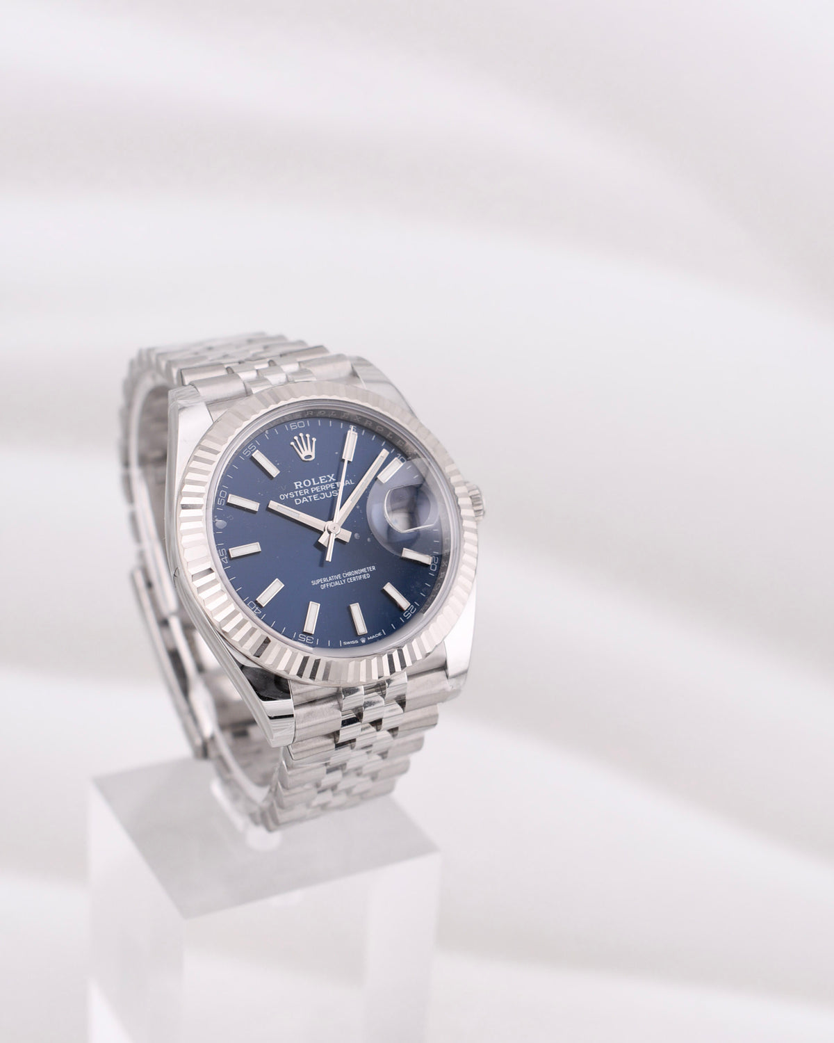 Rolex Datejust 41 Blue Index Dial Jubilee Band 126334 2023