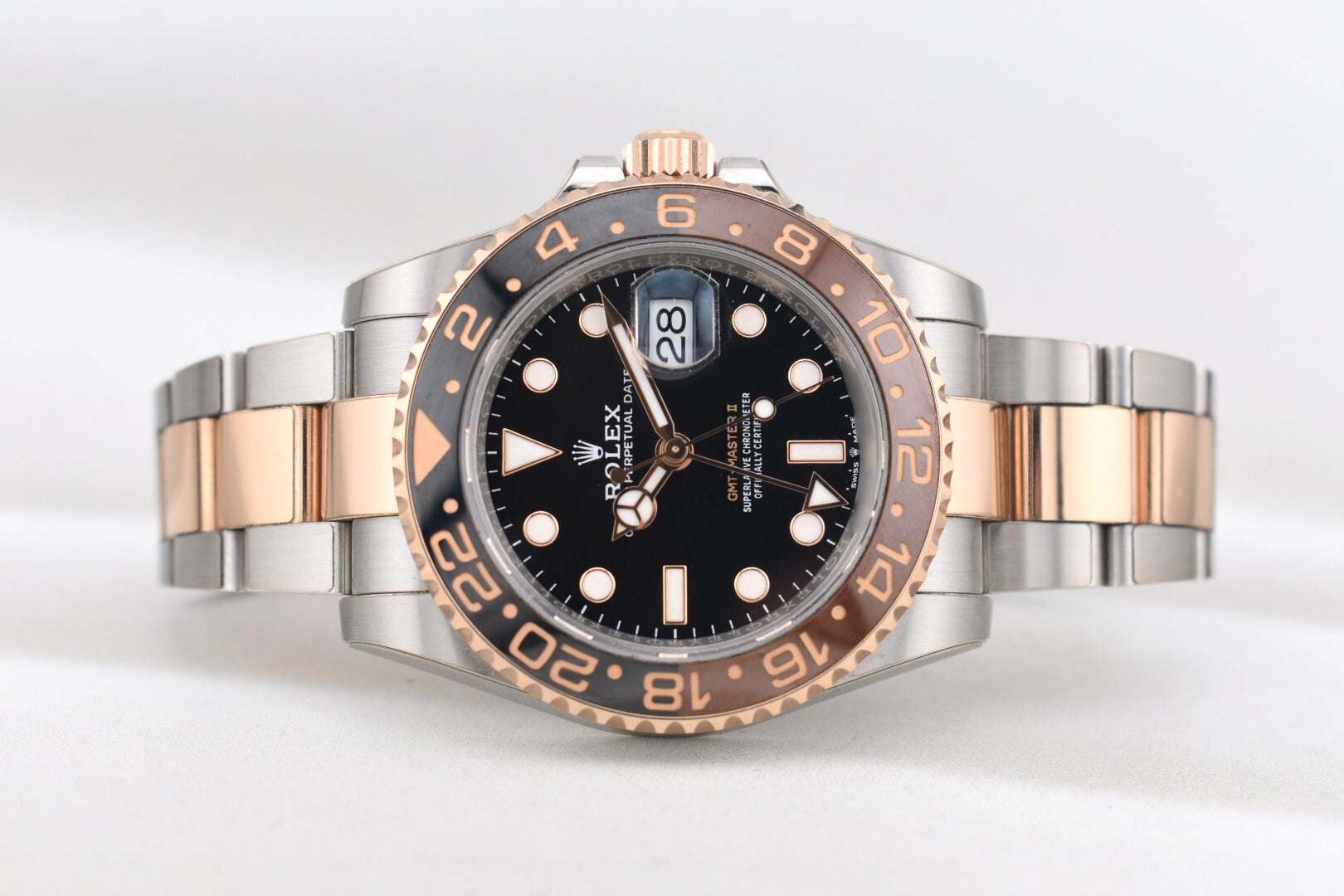 Rolex GMT Master II Two Tone Rootbeer 126711CHNR 2023