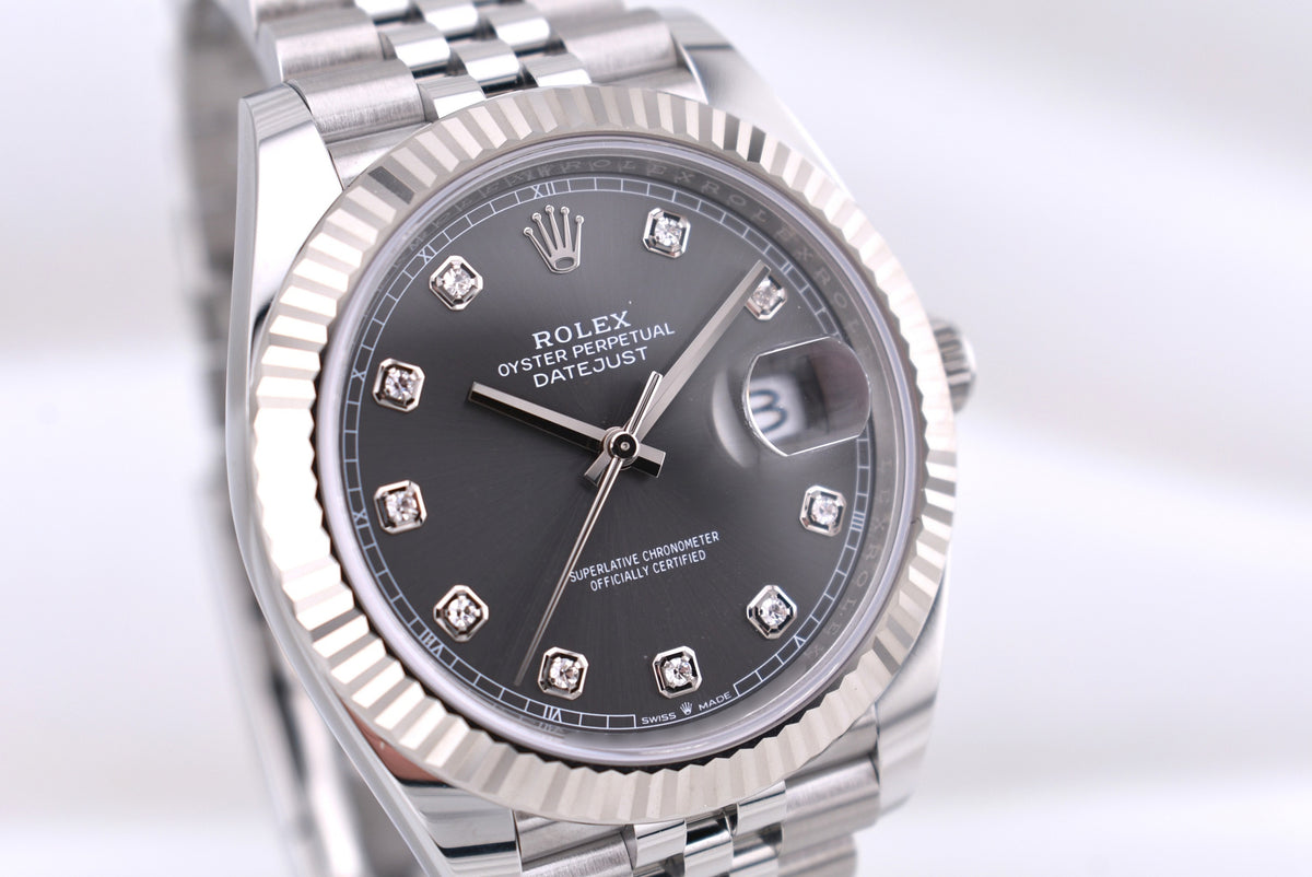 Rolex Datejust 41 Rhodium Diamond Dial 126334 2026