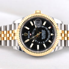 Rolex Sky Dweller Two Tone Black Dial Jubilee Band 336933 2023
