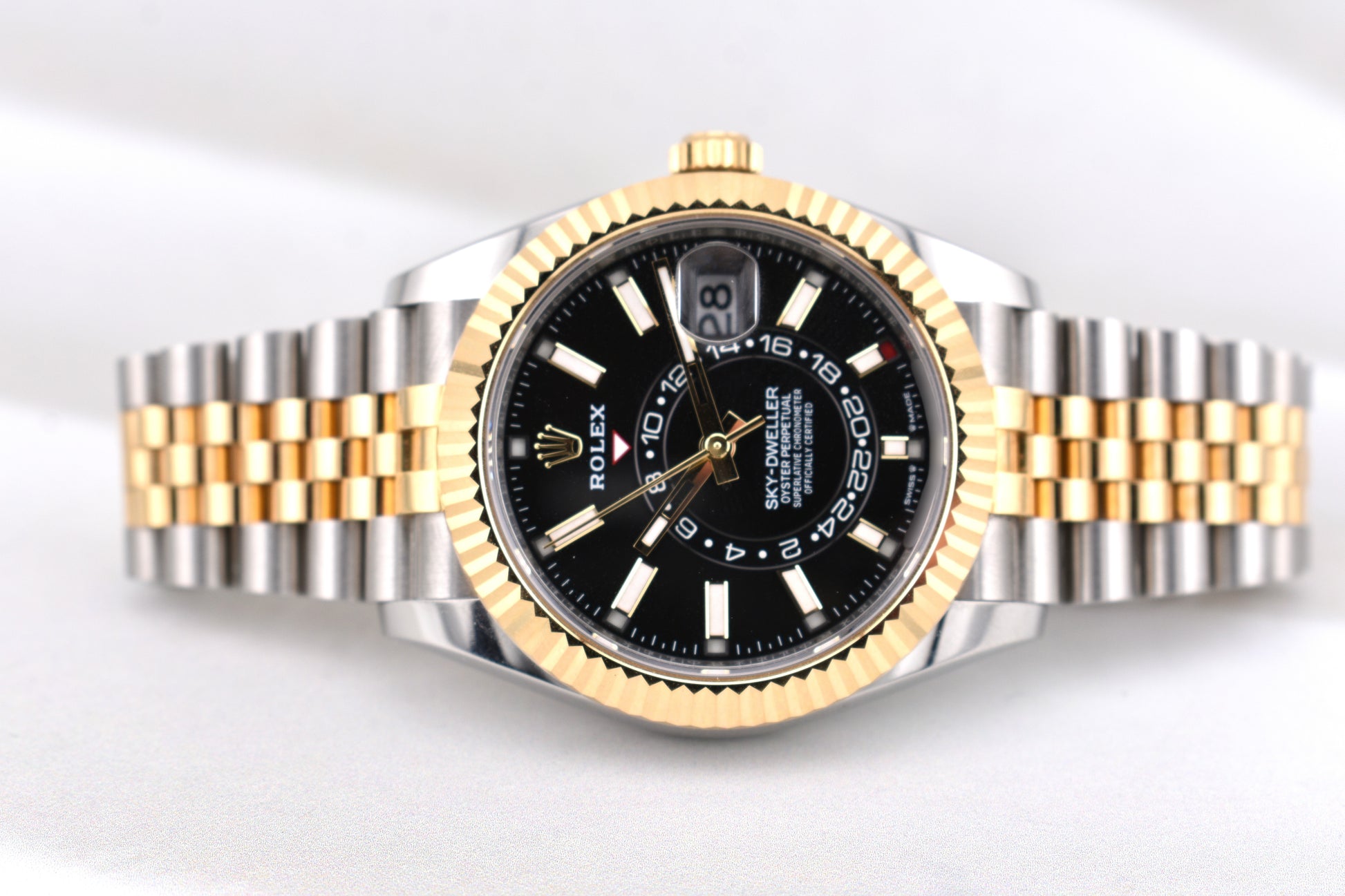 Rolex Sky Dweller Two Tone Black Dial Jubilee Band 336933 2023