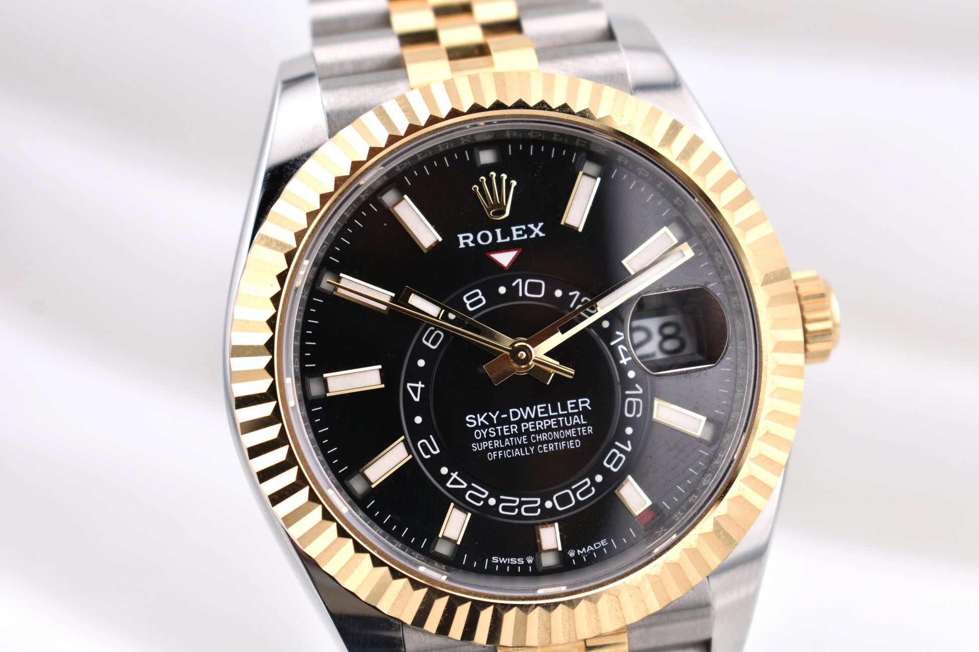 Rolex Sky Dweller Two Tone Black Dial Jubilee Band 336933 2023