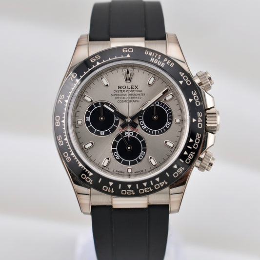 Rolex Cosmograph Daytona White Gold 'Ghost' Oysterflex 116509 2022