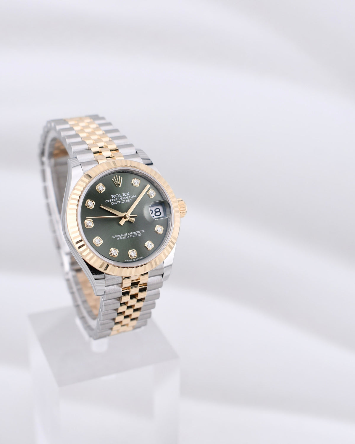 Rolex Datejust 31 Two Tone Olive Diamond Dial 278273 2026