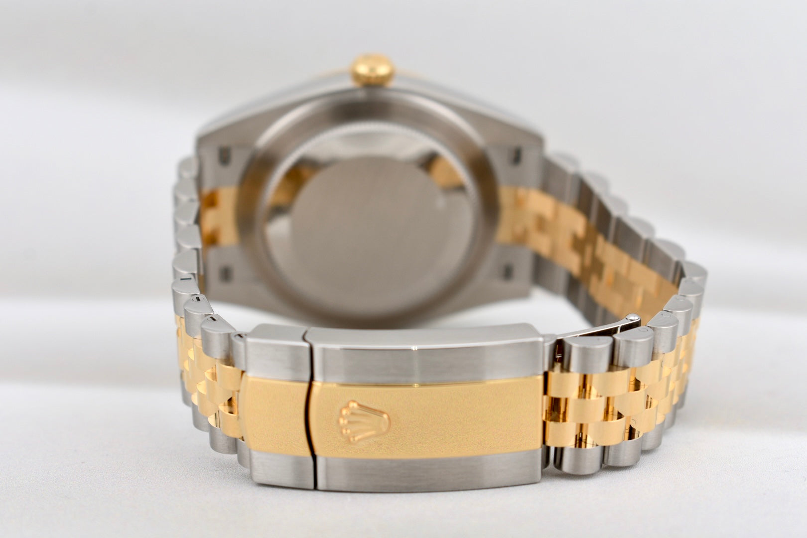 Rolex Datejust 41 Two Tone Yellow Gold Black Diamond Dial 126333 2025