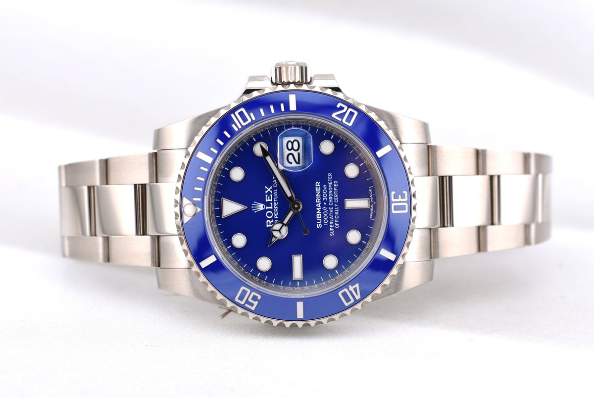Rolex Submariner Date Blue Dial 'Smurf' NOS 116619LB 2020