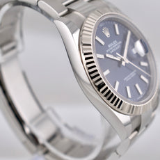 Rolex Datejust 41 Blue Dial Oyster Band 126334 2025