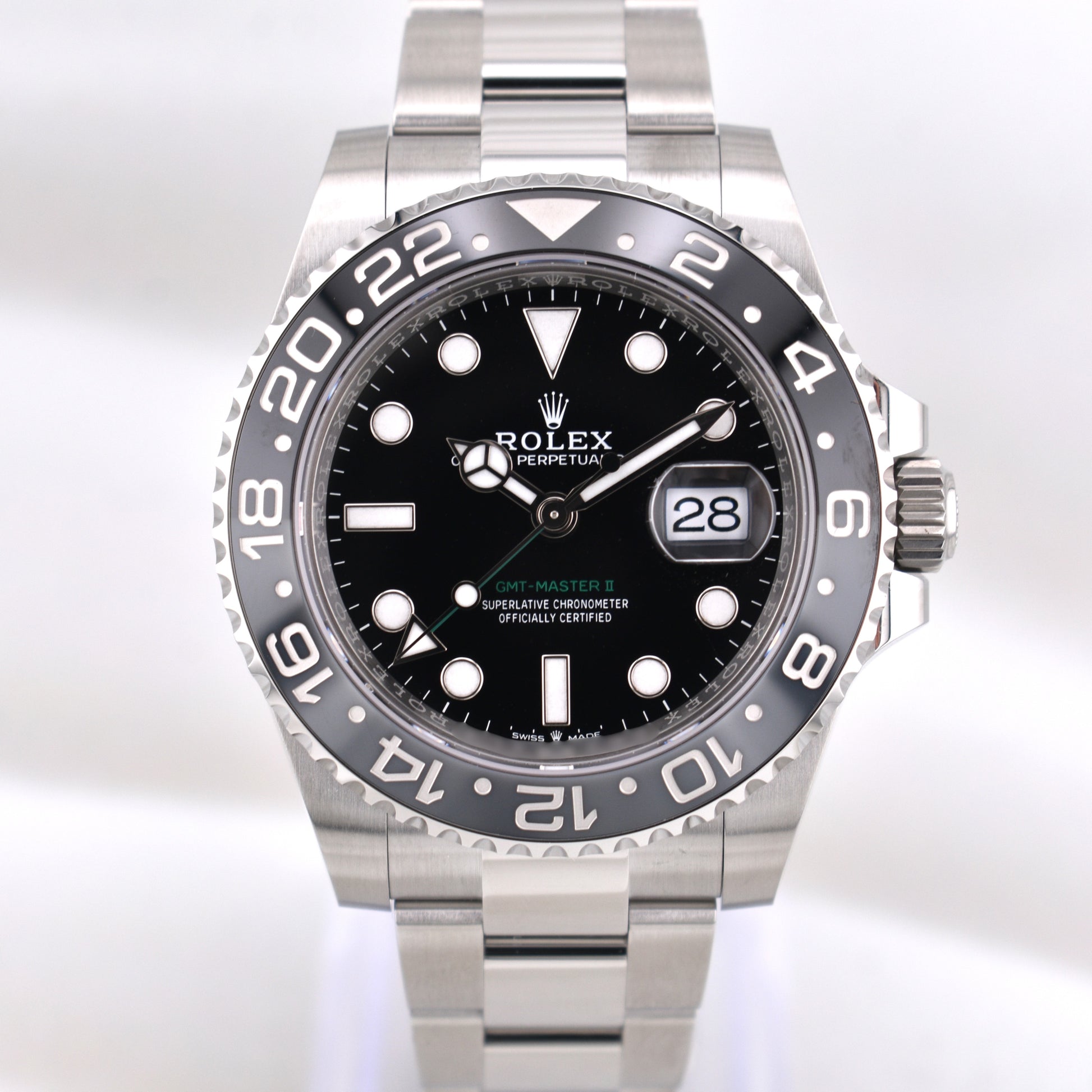 Rolex GMT Master II Bruce Wayne Oyster Band 126710GRNR 2026