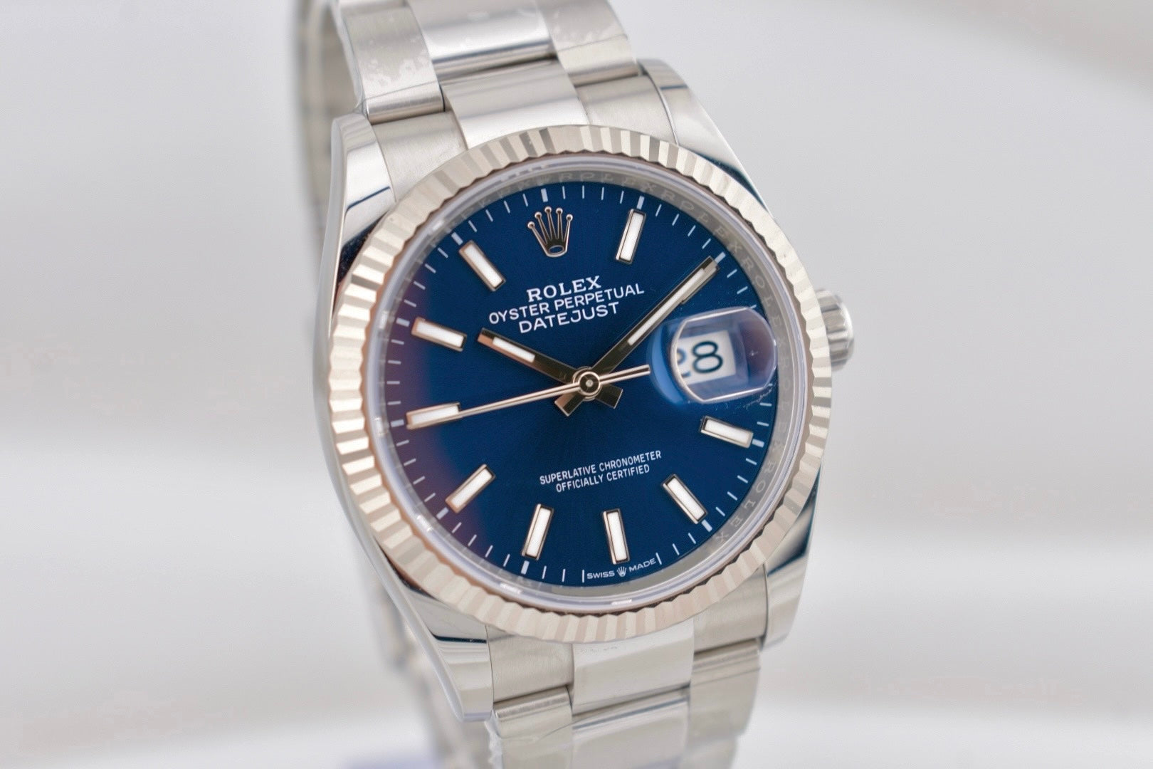Rolex Datejust 36 Blue Index Dial Oyster Band 126234 2024