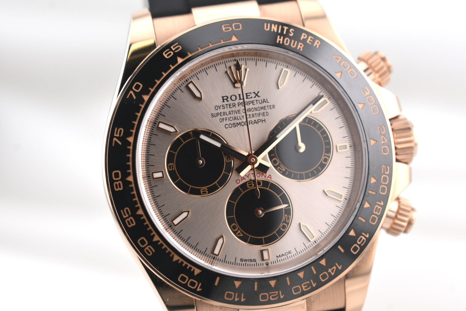 Rolex Daytona Sundust Dial Rose Gold Oysterflex 126515LN 2025