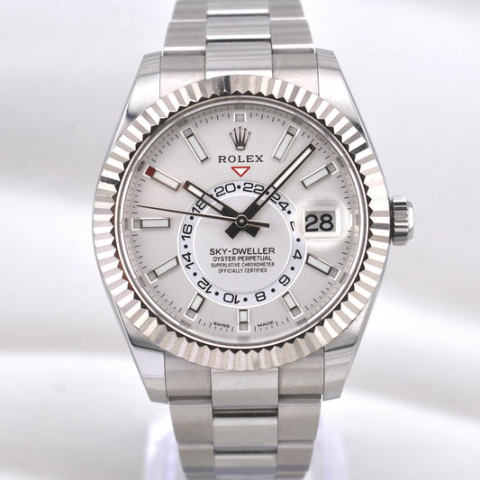 Rolex Sky Dweller White Dial Oyster Band 326934 2022