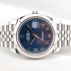 Rolex Datejust 41 Bright Blue Roman Dial 126334 2026