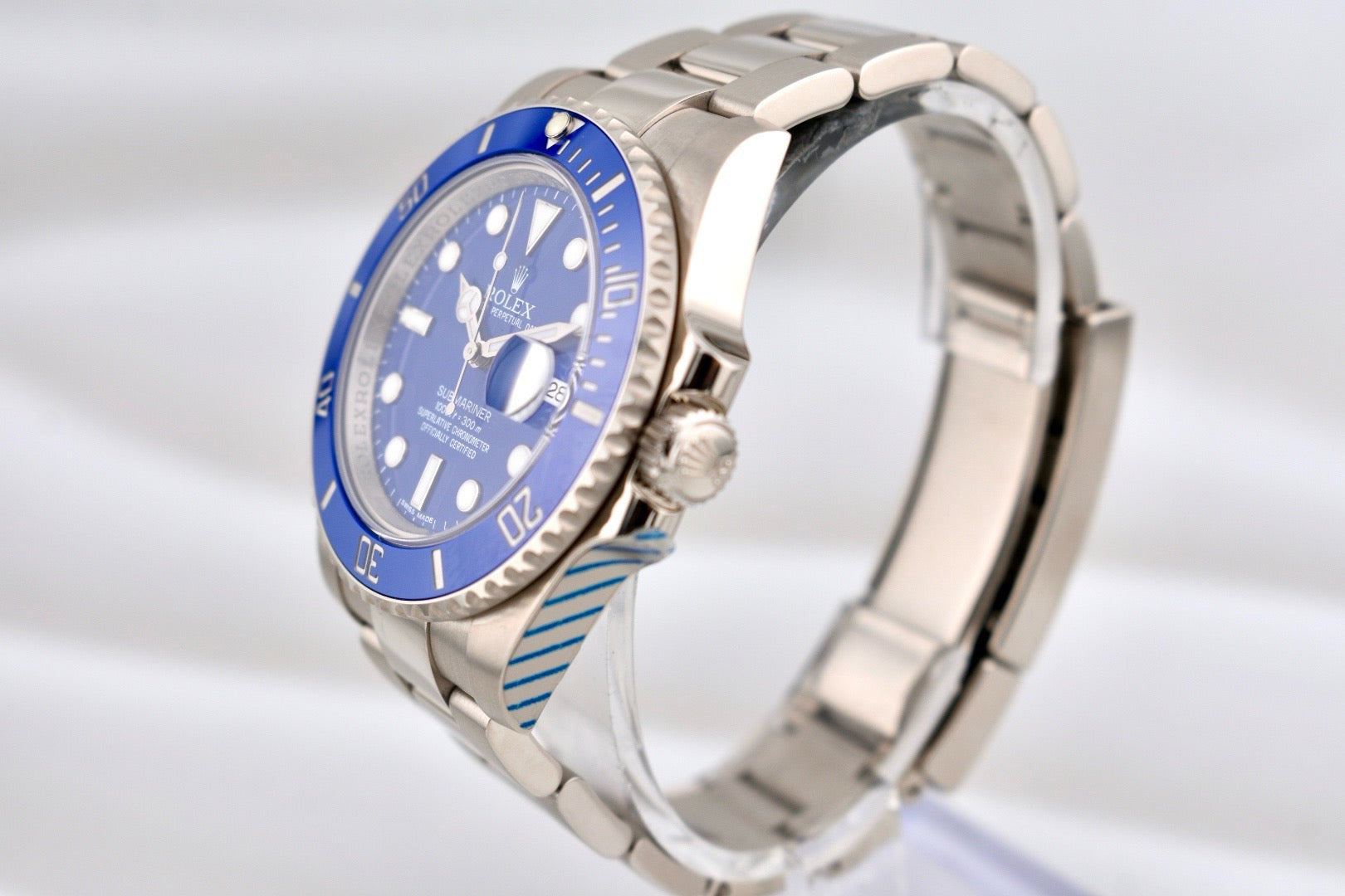 Rolex Submariner Date White Gold 'Smurf' 116619LB 2014