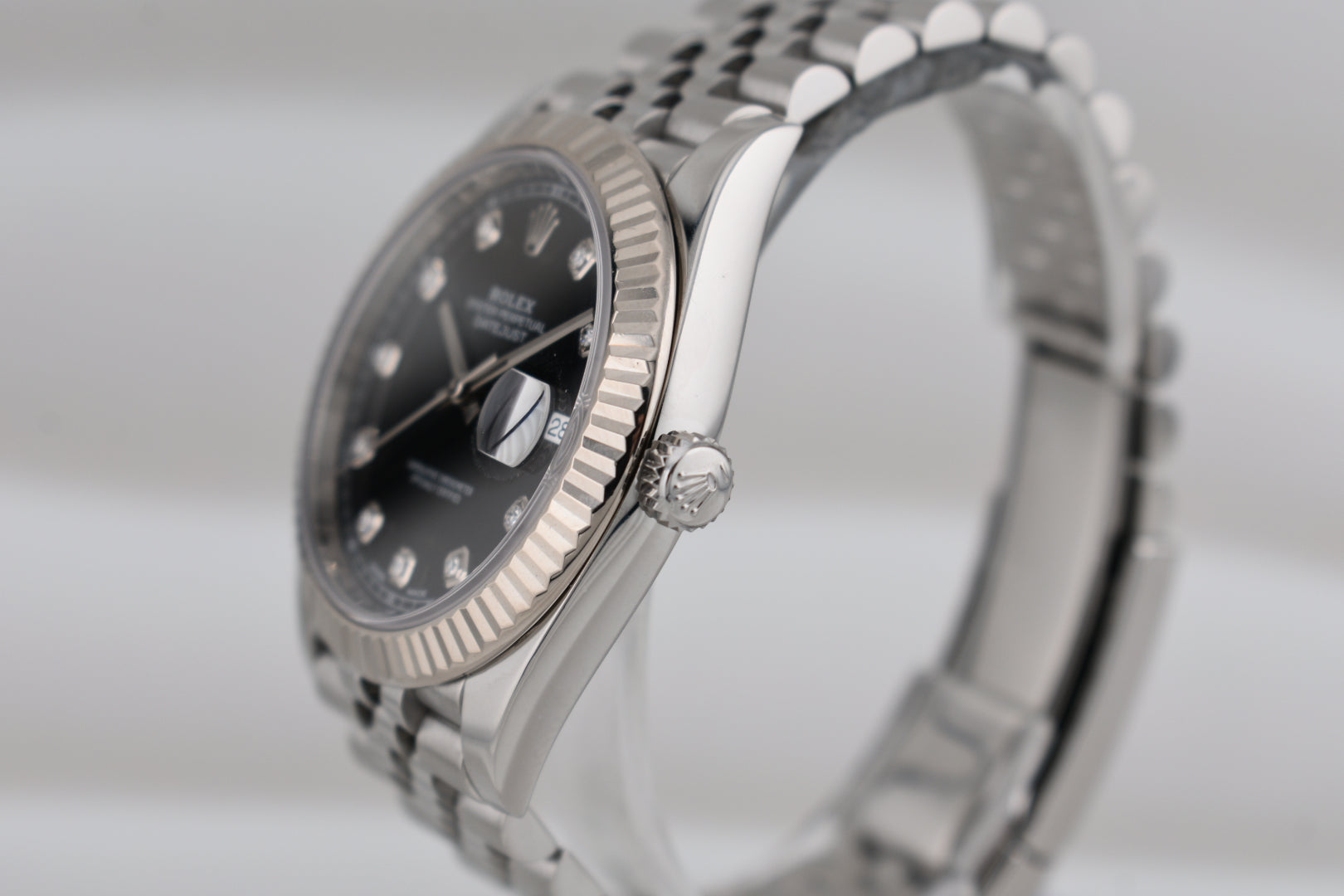 Rolex Datejust 41 Black Diamond Dial 126334 2018
