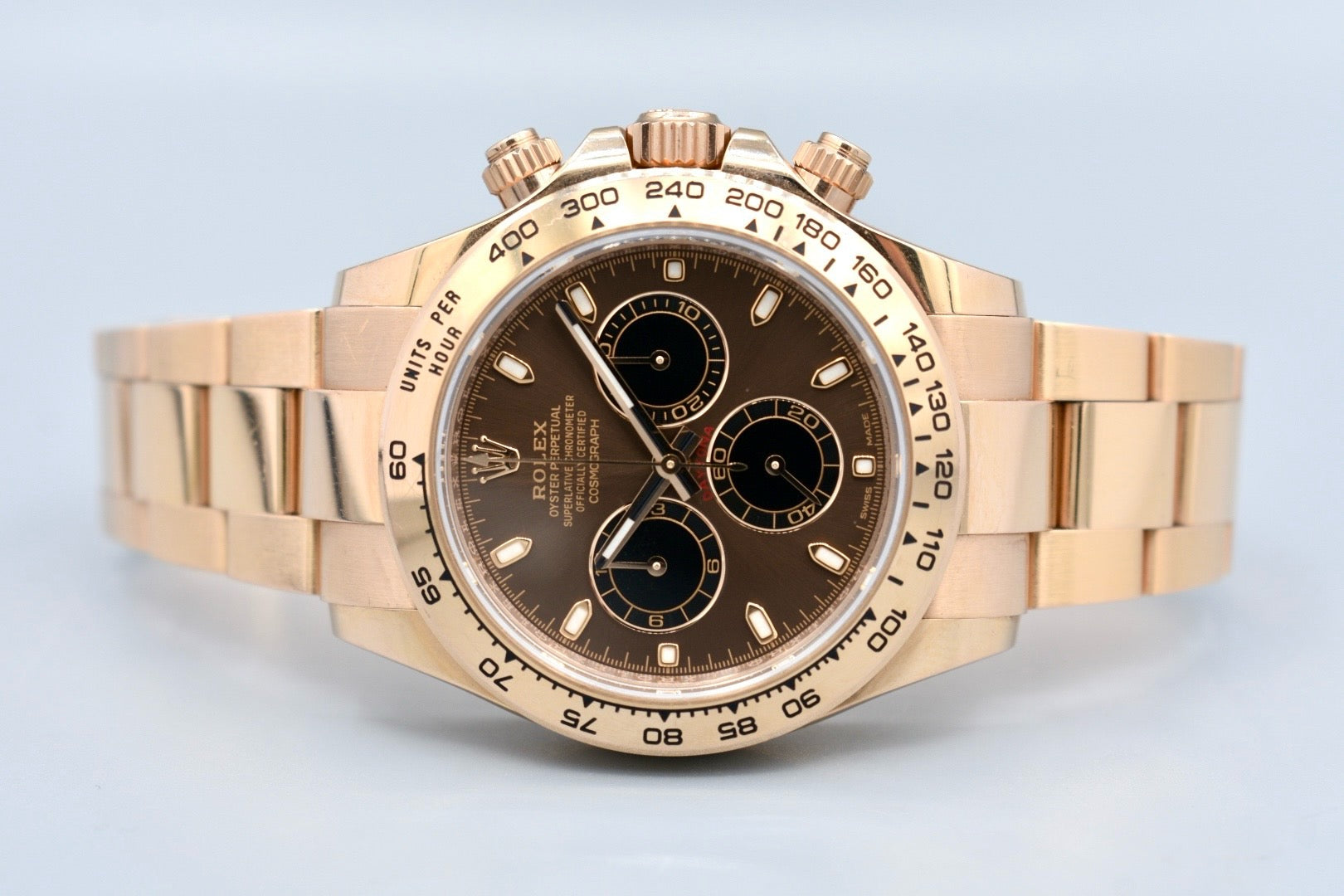 Rolex Cosmograph Daytona Everose Gold Chocolate Dial 116505 2023