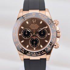 Rolex Cosmograph Daytona Chocolate Dial Everose Gold Oysterflex 116515LN 2022