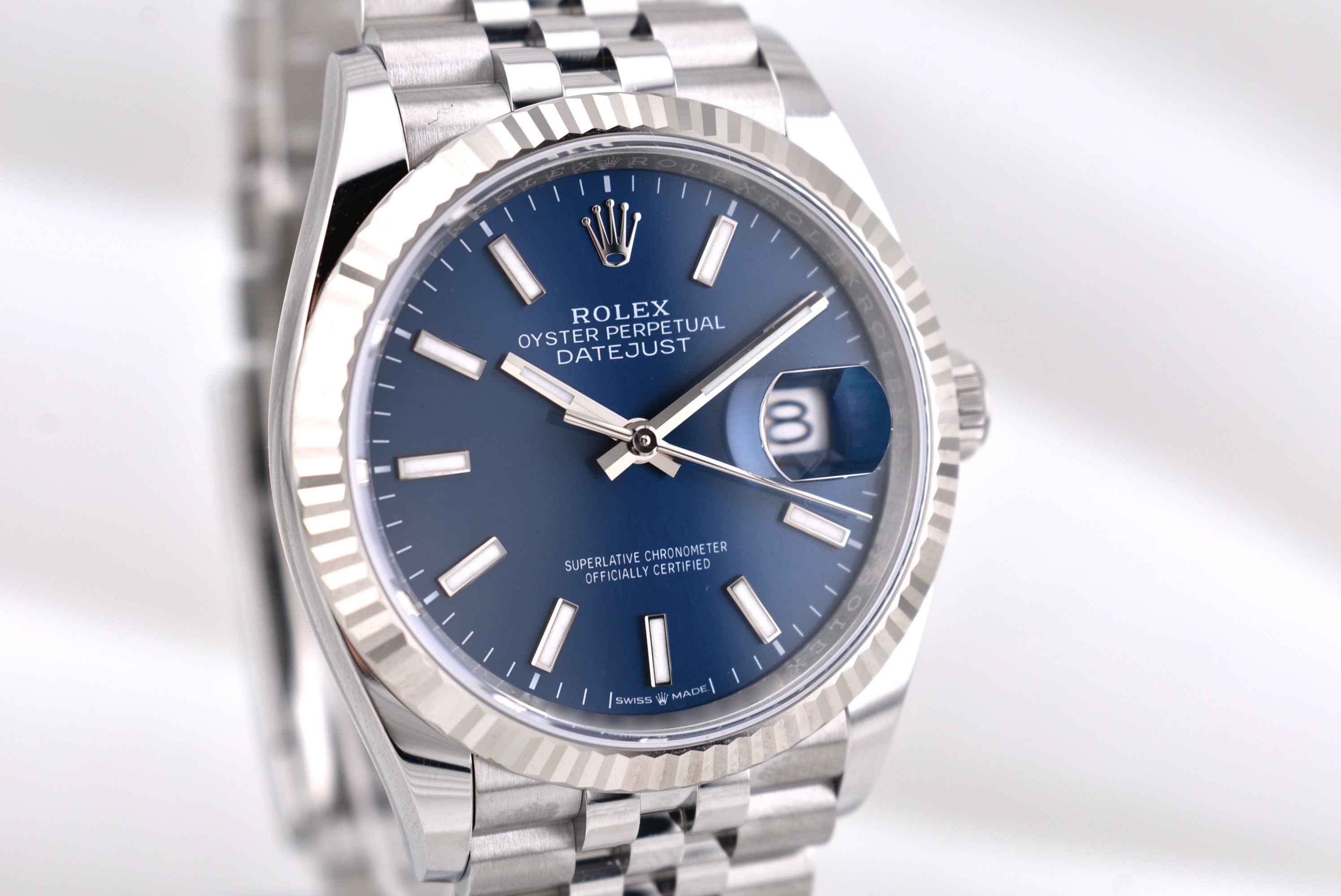 Rolex Datejust 36 Blue Index Dial Jubilee Band 126234 2026