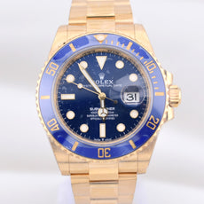 Rolex Submariner Date Yellow Gold Bluesy 126618LB 2022
