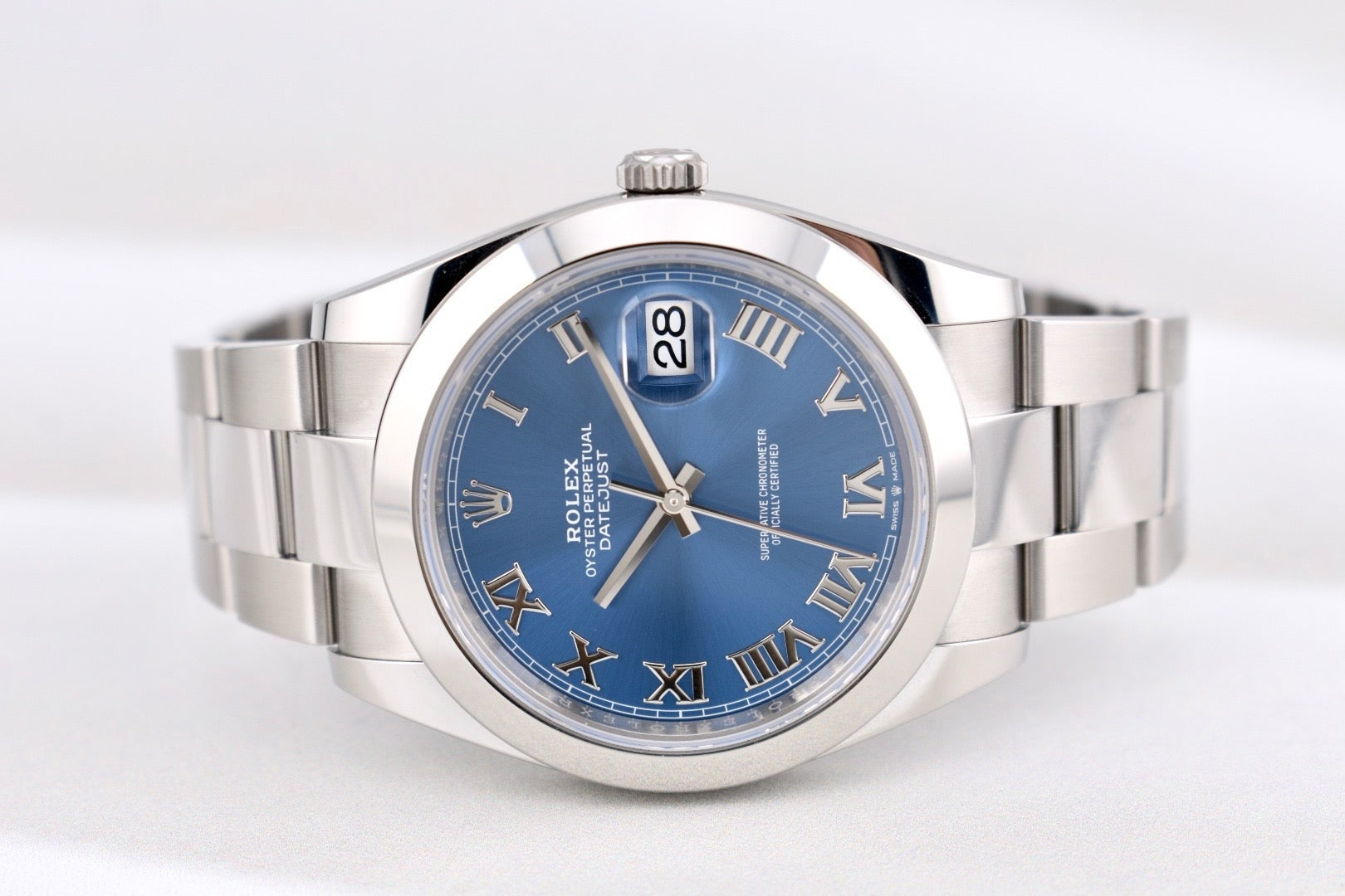 Rolex Datejust 41 Azzuro Blue Oyster Band 126300 2025