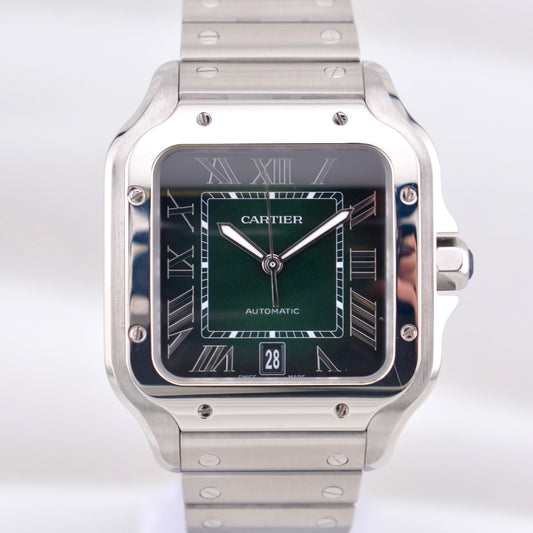 Cartier Santos de Cartier Large Green Dial WSSA0062 2023