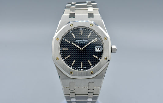 Audemars Piguet Royal Oak Jumbo Black Dial 15202ST 2002