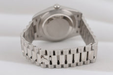 Rolex Day Date 40 Platinum Ice Blue Motif Dial 228206 2022