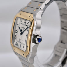 Cartier Santos De Cartier Large Two Tone Yellow Gold W2SA0009 2023