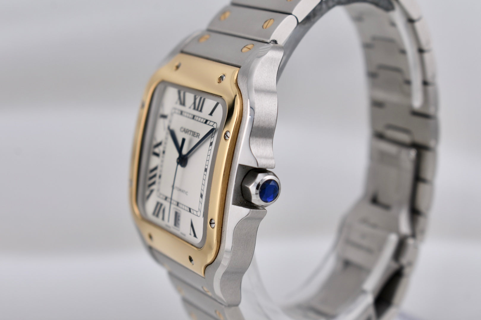 Cartier Santos De Cartier Large Two Tone Yellow Gold W2SA0009 2023