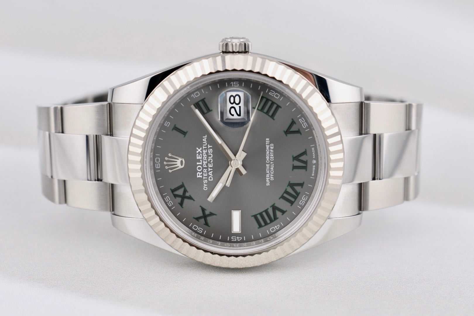 Rolex Datejust 41 'Wimbledon' Dial Oyster Band 126334 2025