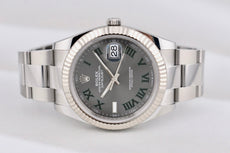 Rolex Datejust 41 'Wimbledon' Dial Oyster Band 126334 2025
