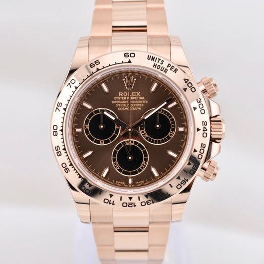 Rolex Cosmograph Daytona Everose Gold Chocolate Dial 126505 2025