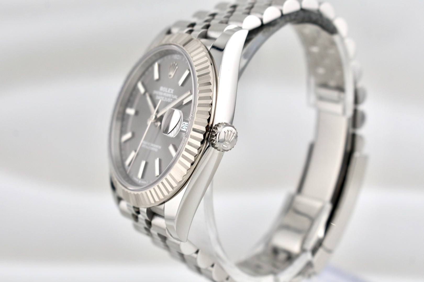 Rolex Datejust 41 Rhodium Index Dial 126334 2025