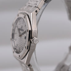 Audemars Piguet Royal Oak Lady 18K White Gold Silver Dial 67653BC 2020