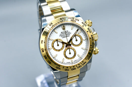 Rolex Cosmograph Daytona Two Tone Yellow Gold White Dial 126503 2024