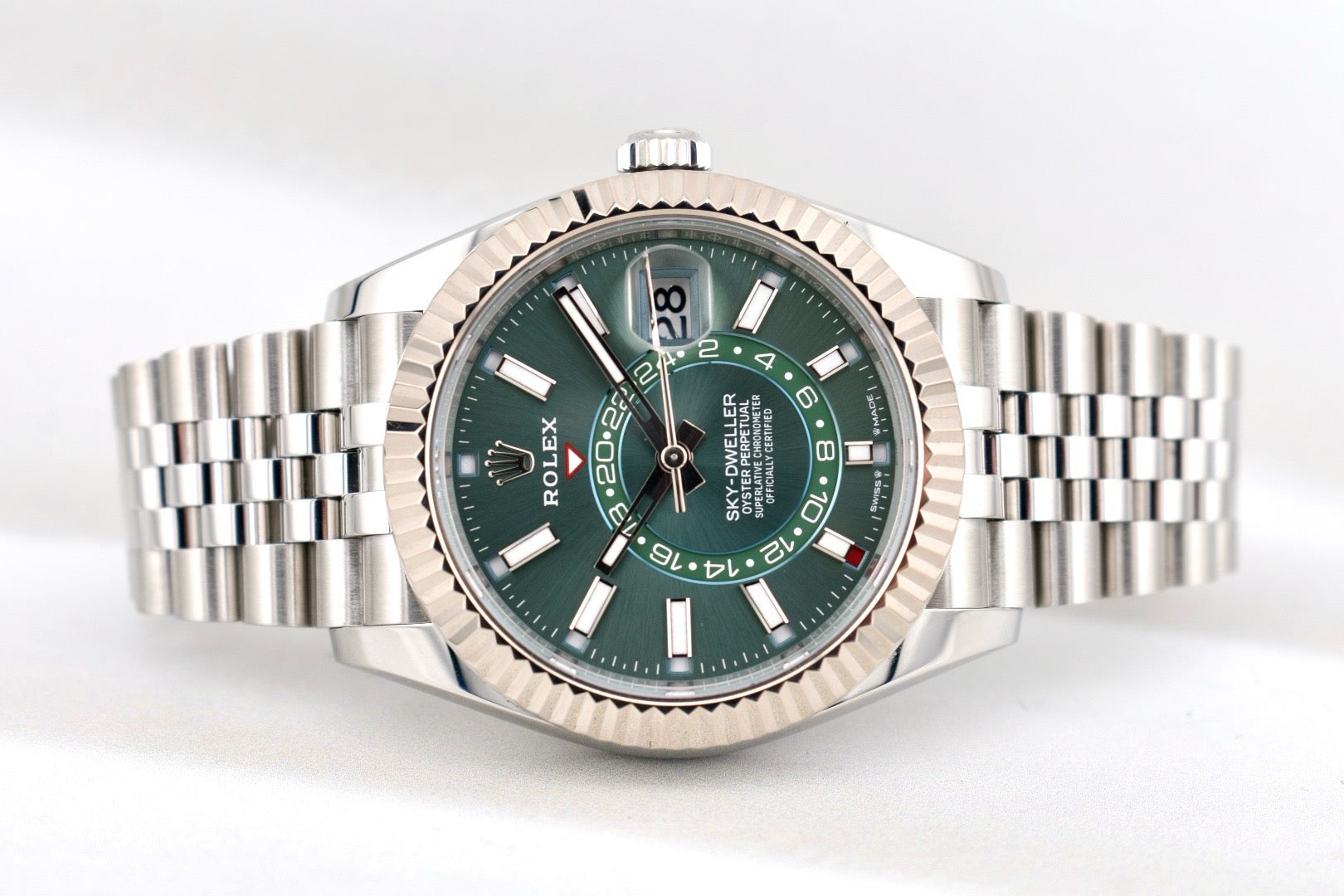 Rolex Sky Dweller Mint Green Dial Jubilee 336934 2024