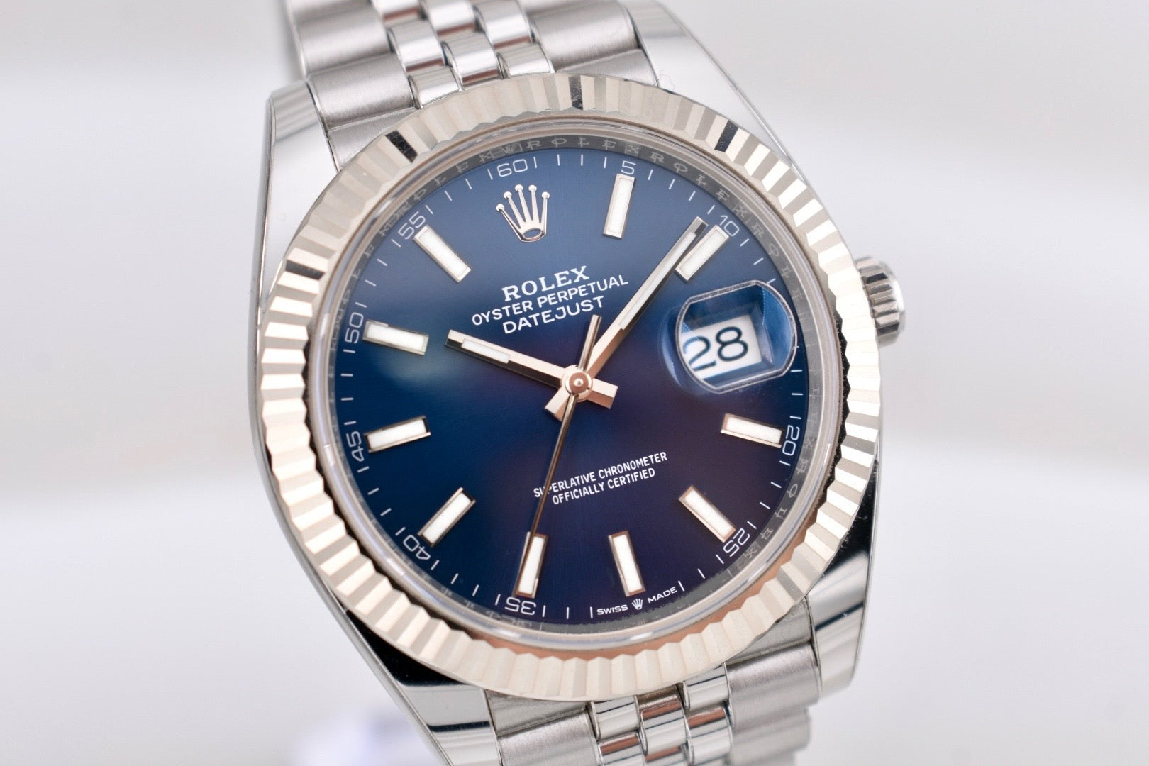 Rolex Datejust 41 Blue Index Dial 126334 2024