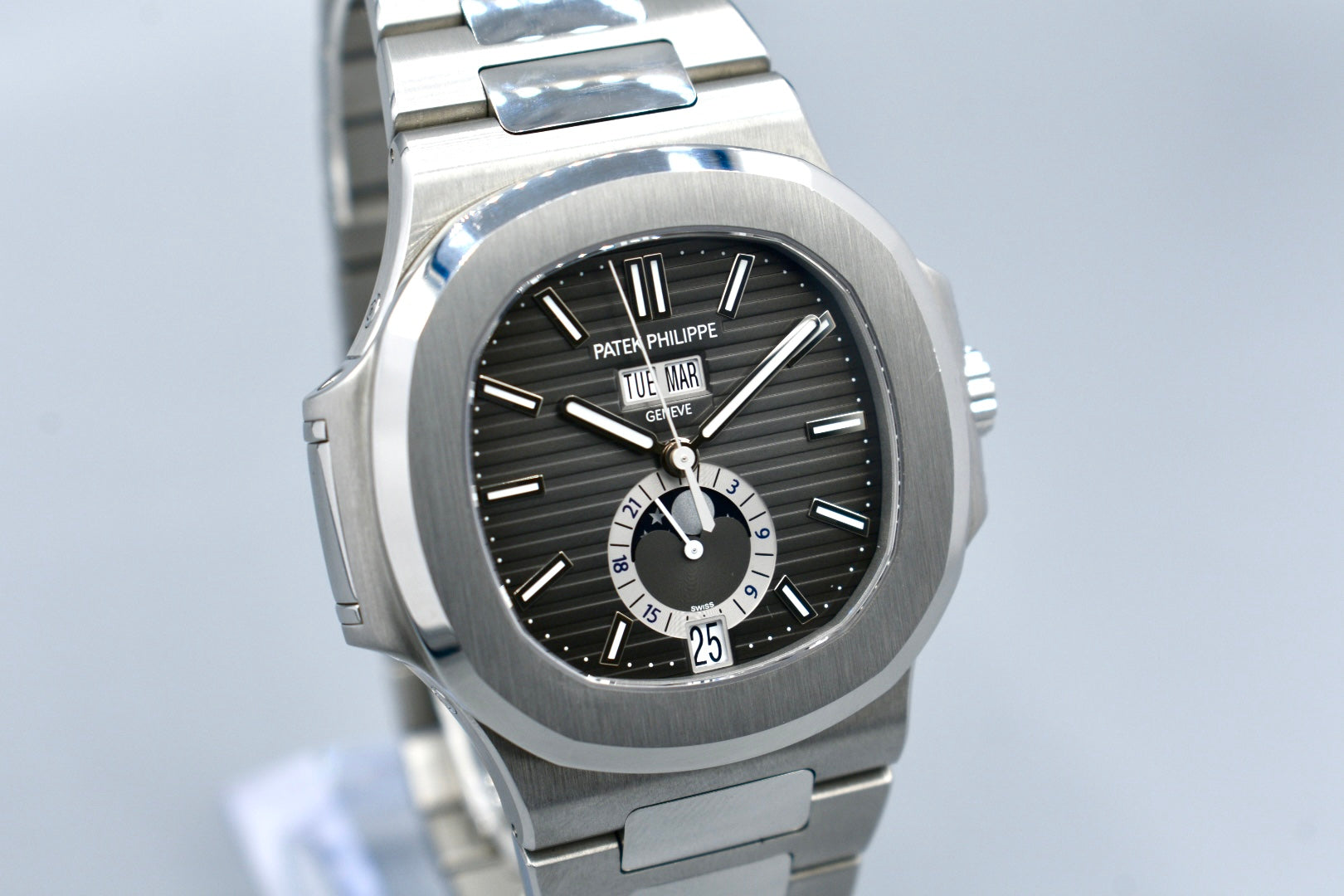 Patek Philippe Nautilus Annual Calendar Moon Phase Grey Dial 5726 2019