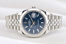 Rolex Datejust 41 Blue Fluted Motif Dial 126300 2023