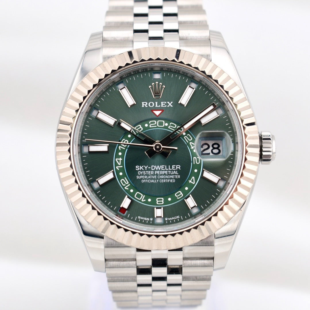 Rolex Sky Dweller Mint Green Dial Jubilee 336934 2024