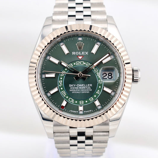 Rolex Sky Dweller Mint Green Dial Jubilee 336934 2024
