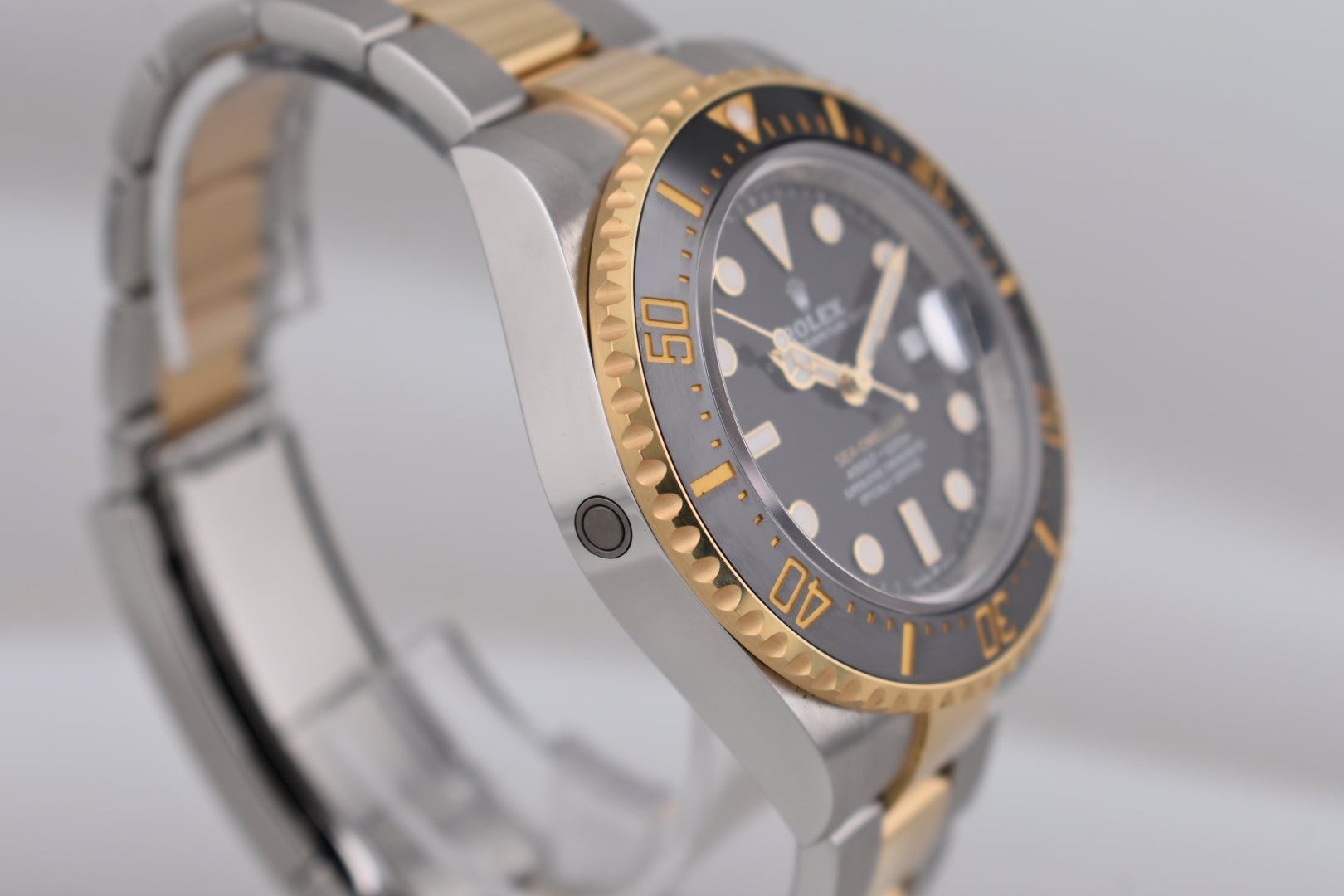 Rolex Sea Dweller Two Tone Yellow Gold Black Dial 126603 2022