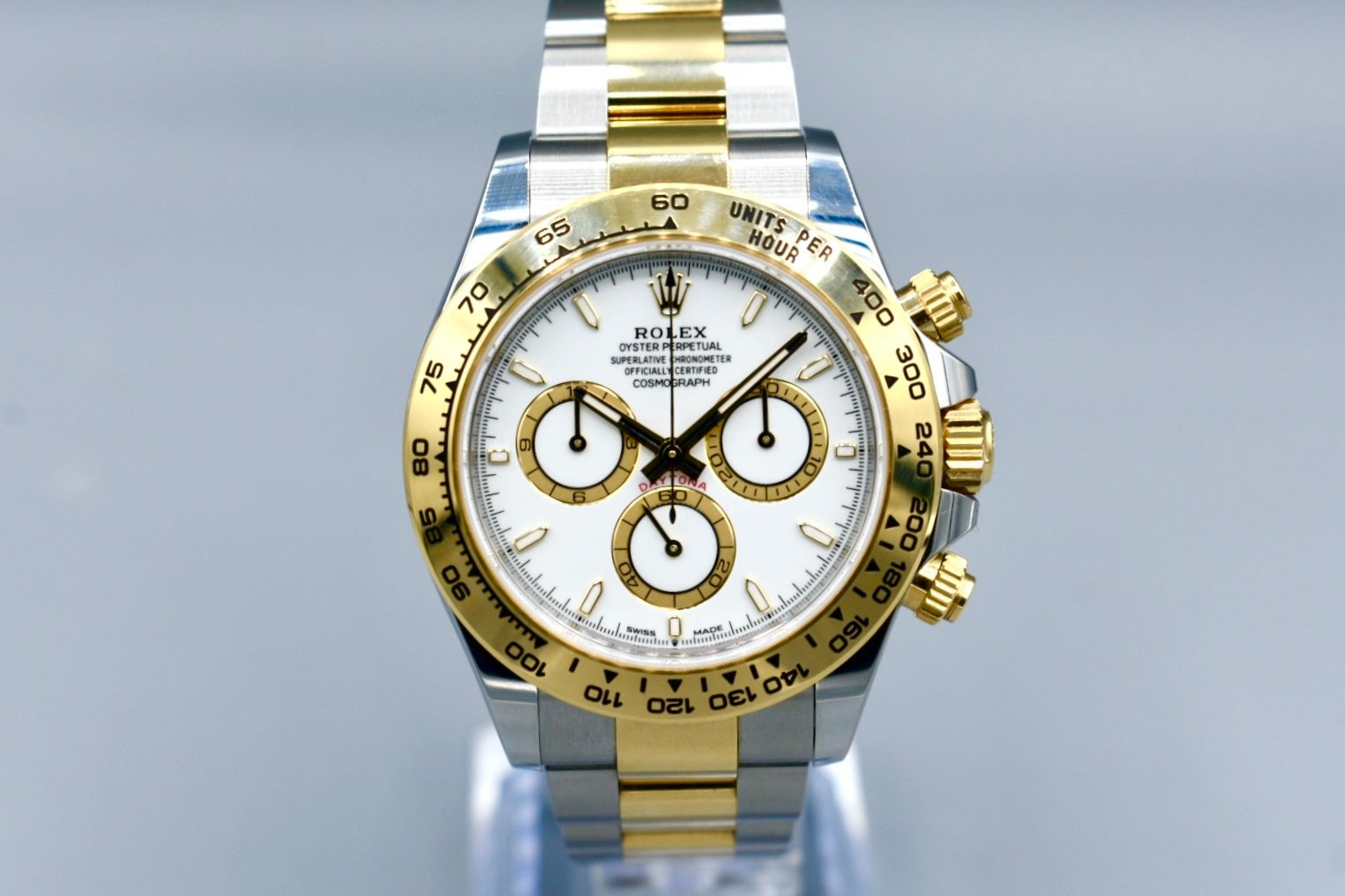 Rolex Cosmograph Daytona Two Tone Yellow Gold White Dial 126503 2024