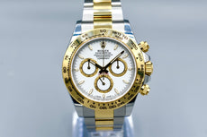 Rolex Cosmograph Daytona Two Tone Yellow Gold White Dial 126503 2024