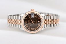 Rolex Datejust 31 Two Tone Everose Gold Chocolate Roman Dial 278271 2021