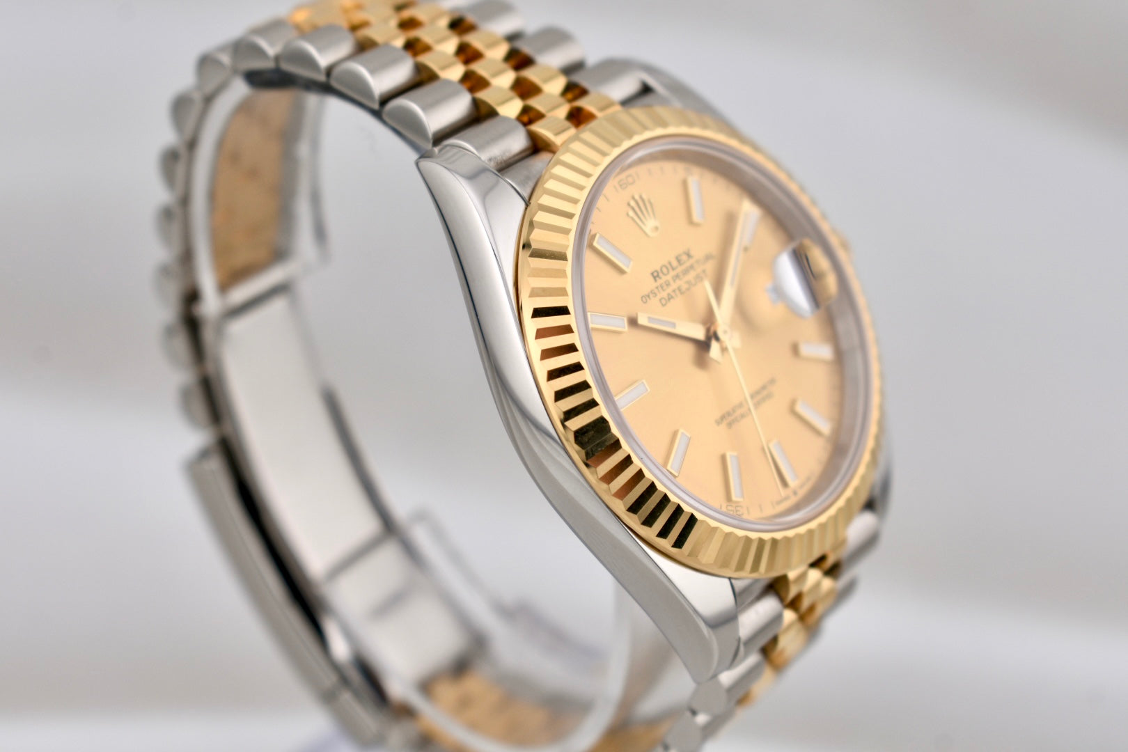 Rolex Datejust 41 Two Tone Yellow Gold Champagne Dial 126333 2024