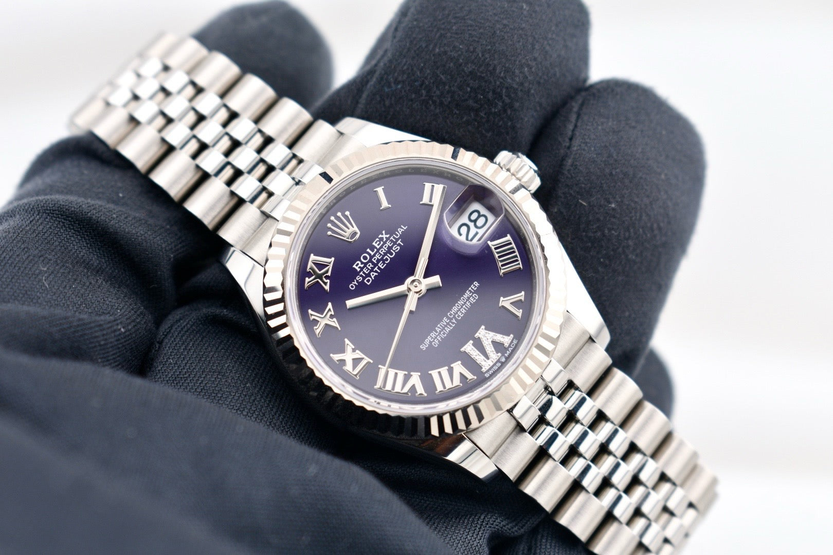 Rolex Datejust 31 Aubergine Purple Diamond VI Dial 278274 2025