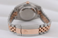 Rolex Datejust 41 Two Tone Everose Gold Mother of Pearl Diamond Dial 126331 2022