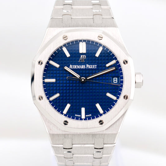 Audemars Piguet Royal Oak Japan Edition 1/300 White Gold Blue Dial 15503BC 2021