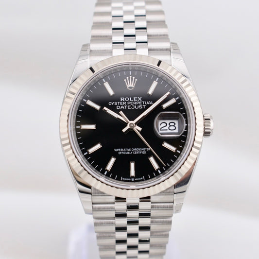 Rolex Datejust 36 Black Dial 126234 2025