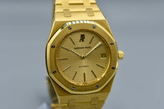 Audemars Piguet Royal Oak Jumbo Yellow Gold Champagne Dial 5402BA 1978